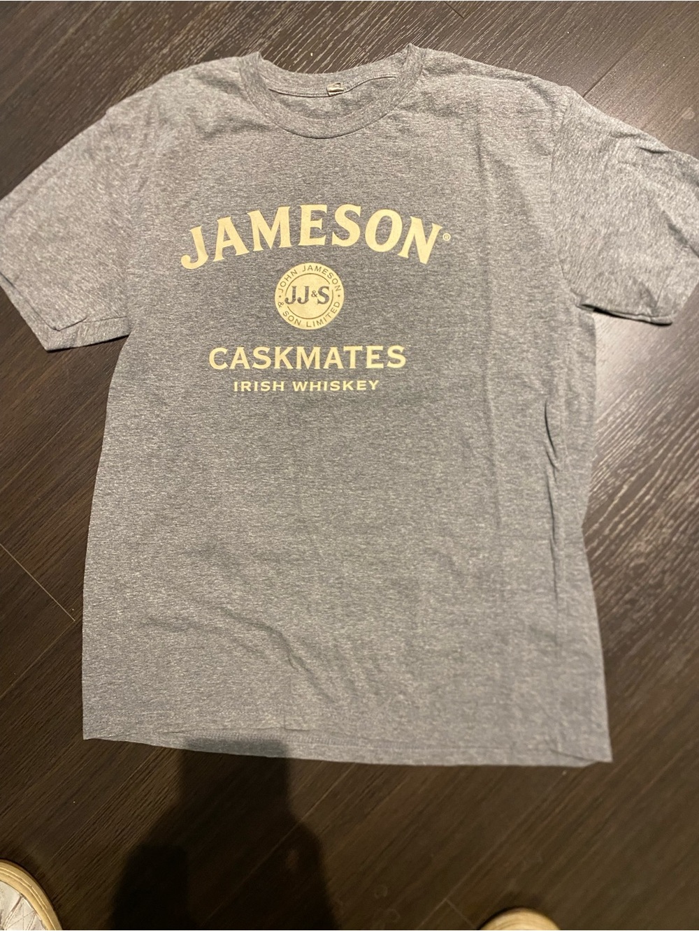 Jameson Caskmates Irish Whiskey Gray Mens Medium T Shirt
